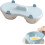 Microwave Egg Cooker Steamer Poacher Blue Double Row 2