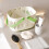 Panier de bain avec séparation humide/sec – Plastique, 25,5 x 5