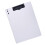 Clipboard Organiser With Vertical Metal Clip-White 1