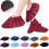 Surchaussures d'intérieur en flanelle chaudes et réutilisables (1 paire) 7
