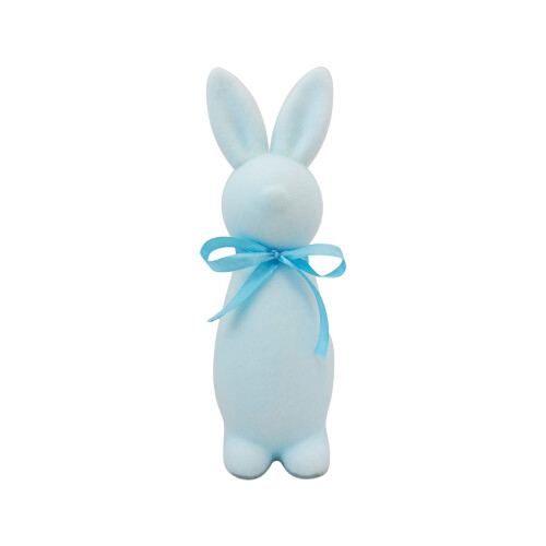 Solar Rabbit Garden Light with Bow, Outdoor Easter Decor 2