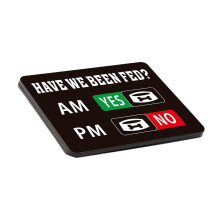 Waterproof And Scratch Resistant Acrylic Reminder Plate For-A