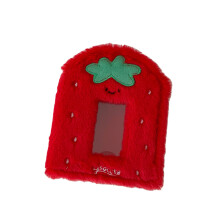Plush Photocard Holders Album Cover Cute Strawberry Binder-r