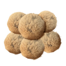 Cats Teething Toy Furry Ball Shape for Kitten Chew Better