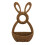 Easter Bunny Wall Basket Hanging Storage Decoration 2