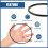 Packung mit 10 Premium-Wasserfilter-Ersatz-O-Ringen, 7
