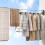 Flexible Extendable Clothesline With Metal Wire And not-Gray 7