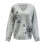 Women's casual pullover sweater with beaded sequins 1 pc 4