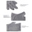Disposable Fingerless Gloves Non-Slip Driving Gloves Large 8
