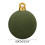 Boule de Noël gonflable en velours 24 pouces 2