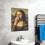 Mona Lisa Bathroom Art Poster Framed 5