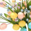 Påskblommor med bär och äggpinnar 12 st 5