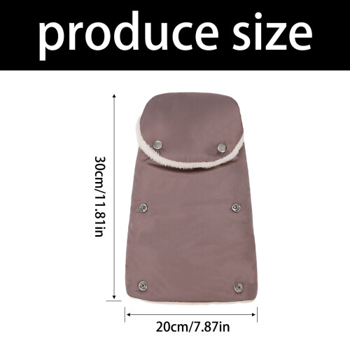 Luvas de proteção para carrinho de bebê, impermeáveis e à prova de vento. 2