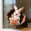 Easter Eggshell Rabbit and Flower Window Clings 2 Sheets 4
