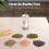 Customizable Ceramic Core Pepper Grinder, Transparent Manual Spice Mill for Kitchen Seasoning, Adjustable Thickness Versatile Grinding Tool 6