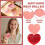 20 hjerteformede selvlukkende PVC-poser 2