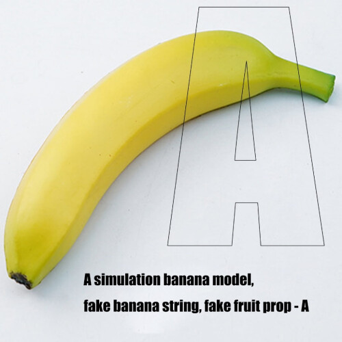 Kunstmatige bananentros, decoratief fruitmodel van PU 2