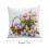 Bunny Rabbit Eggs Throw Pillow Cover 18x18 Inch 1PC 2