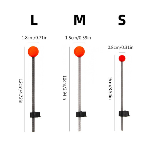 Ice Fishing Rod Tip Spring 10 pcs Low-Temp Resistant 2