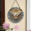 Rustic Wooden Round Door Sign 20cm 3