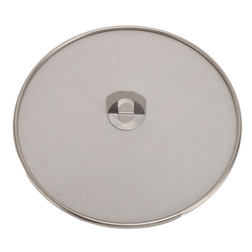 3Pcs Stainless Steel Splatter Screen Set, 25cm-33cm, Foldable Handles