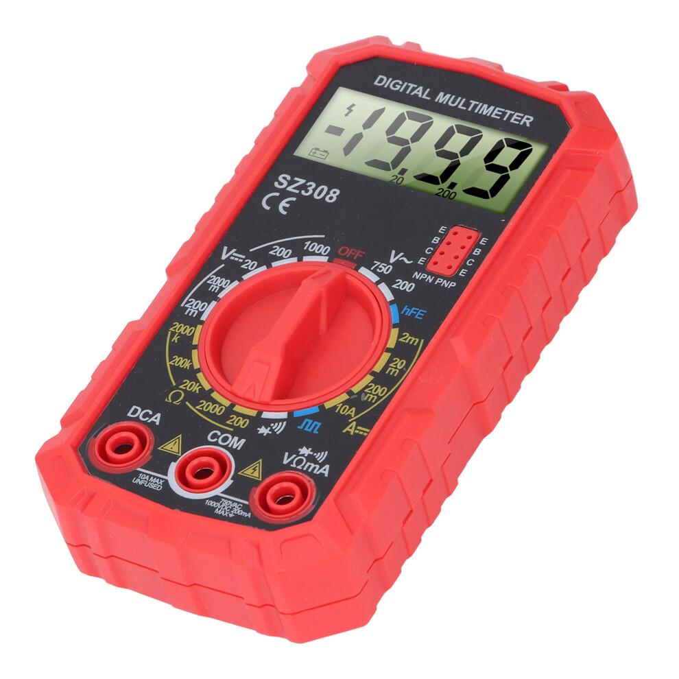 Digital Multimeter 4000 Counts AC DC NCV