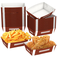 Set Of 24 Paper Snack Holder-Red Single side printing