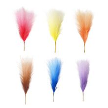 6 Stück wunderschöne Seidenblumen mit-gemischte Farben