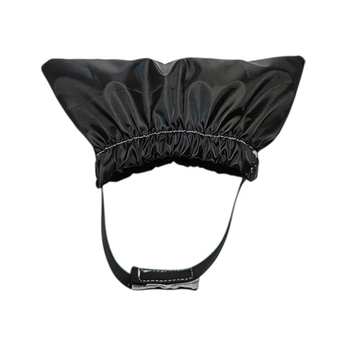 Soft Waterproof Fabric Cats Ear Protections Hat-Black M