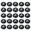 Quick Connect Push Button Wire Connectors None-Black 25 pieces 1