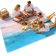 Large Size Sand Proof Beach Mat With Cartoon-180cmx180cm 46