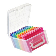 Easy Access Plastic Pictures Organiser Multipurpose-color