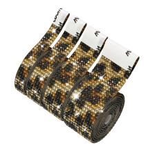 Elegant Glass Beads Trim Tape With Adhesive Backing For-Model B