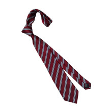 Elegant Unisex Necktie Classical JK Stripe-3 red background and