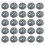 None Metallic Push Button Cable Connector-Gray 25 pieces 1
