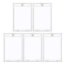 5 Acrylic Magnetic Card Holders Having Slot Perfect For 35PT