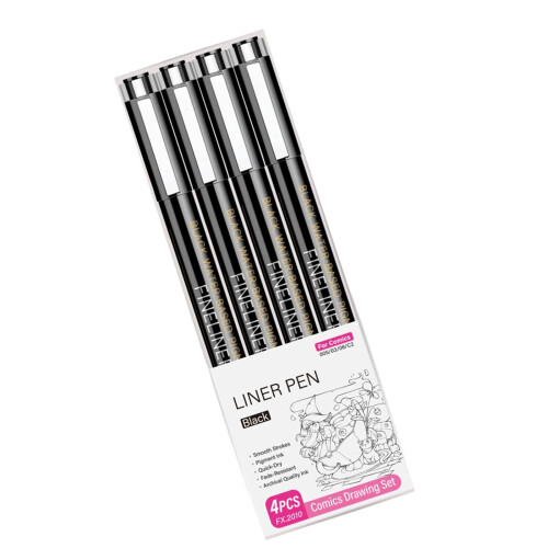Professional Art Marker Waterproof-comics  drawing 4 sticks