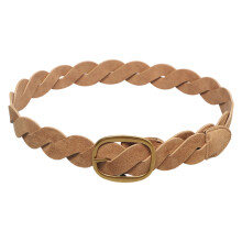 Waist Belt Chain Costume Woven Braided Belt for Wrap-Camel