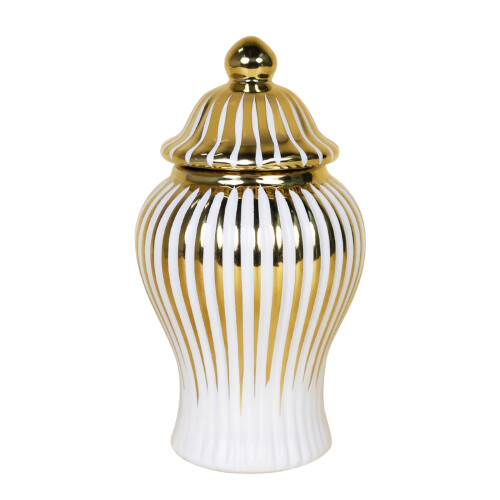 Classical Ceramic Vases Gingers Jar with Lid for Floral-4