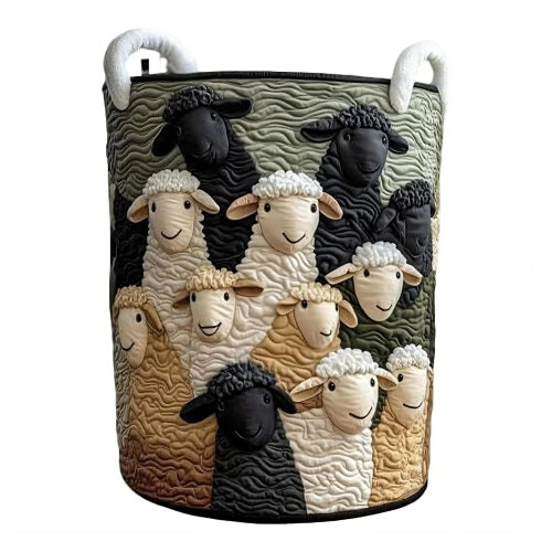Stylish Collapsing Clothing Bin Laundry Hamper For Multiple-G
