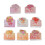 8Pieces Foldable Flower Pattern Greeting Card Thank You Messages 1