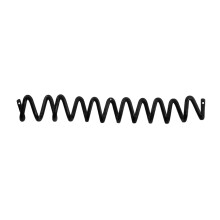 Elegant Wavy 6 Hook Metal Wall Hanger For Small Spaces-Black