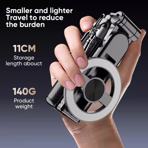 Perche à selfie magnétique de poche 4 en 1 Mini trépied avec télécommande 1