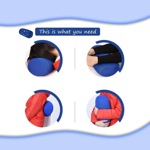 Μαξιλάρι Microbead Bolster Tube – Squishy Roll Cushion για στήριξη λαιμού, πλάτης, βραχιόνων – 2