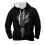 Kapuzenpullover im Retro-Stil mit nordischem Mythologie-Motiv 2