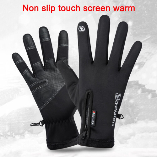 Heated Touchscreen Riding Gloves Waterproof Fleece-Lined 2