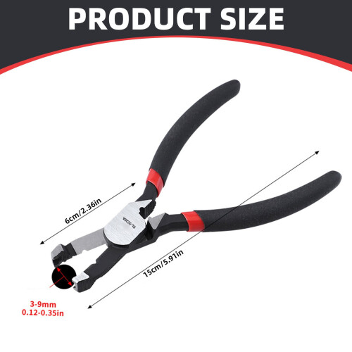 Alicate Decapador de Fios e Extrator de Parafusos Vermelho 15 cm (5,91 polegadas) 1