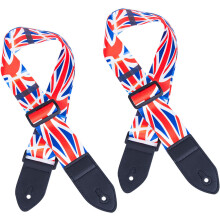 2Pièces De Guitare Large En Coton Polyester Motif Uk