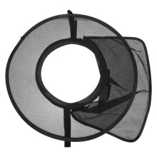 3Pièces Pare-Soleil Casque Noir Brim Large Respirant Mesh