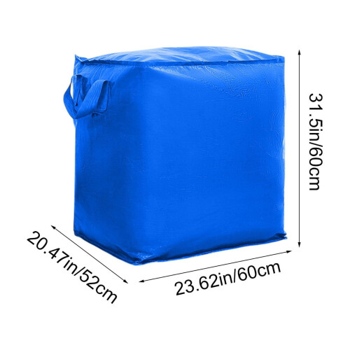 Robuste Aufbewahrungstasche 60 x 52 x 50 cm Blau 2